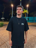Camisa Overzised - Utopia Notas - Preta