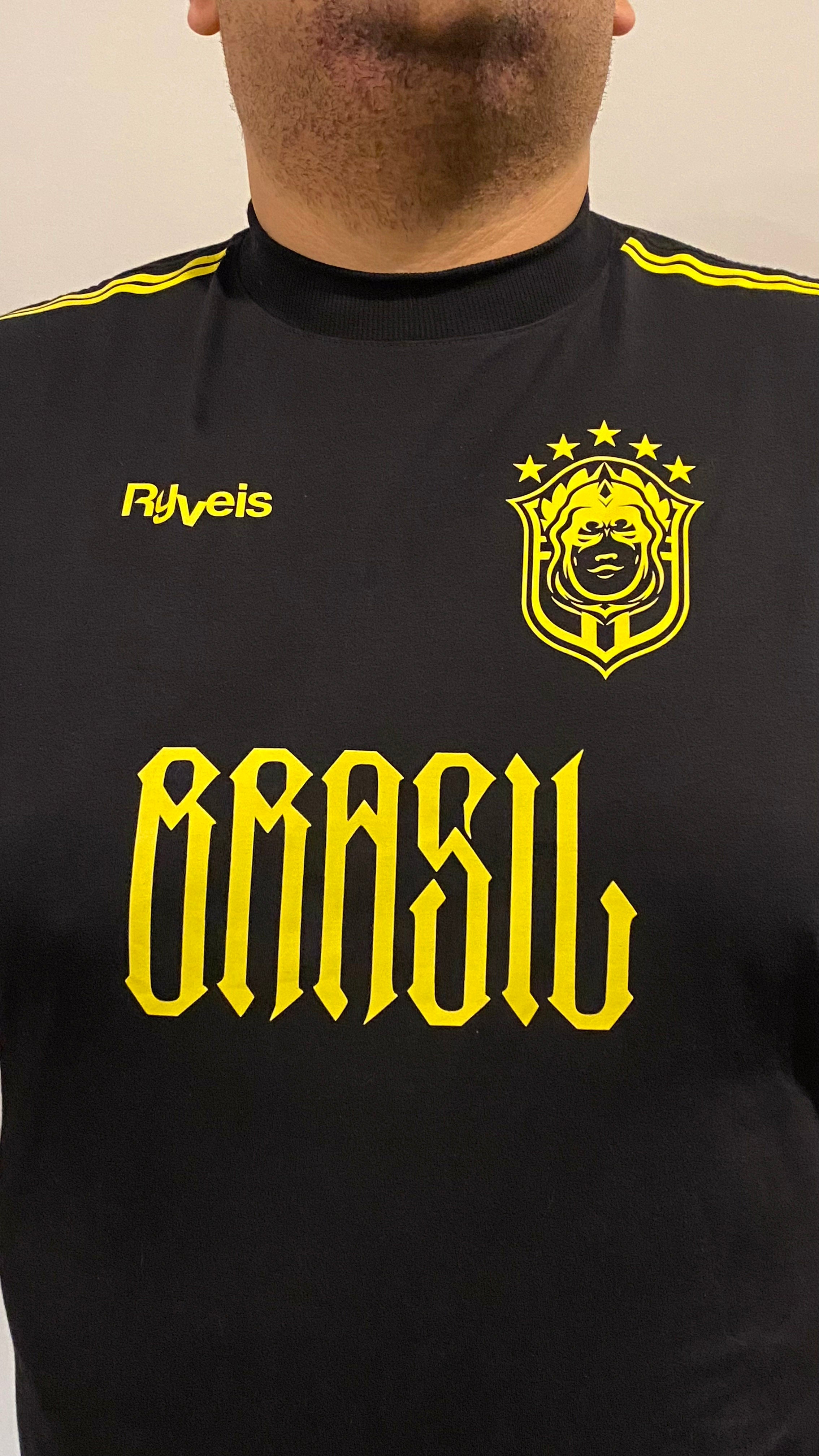 Brasil Ryveis Oversized Preta e Amerela