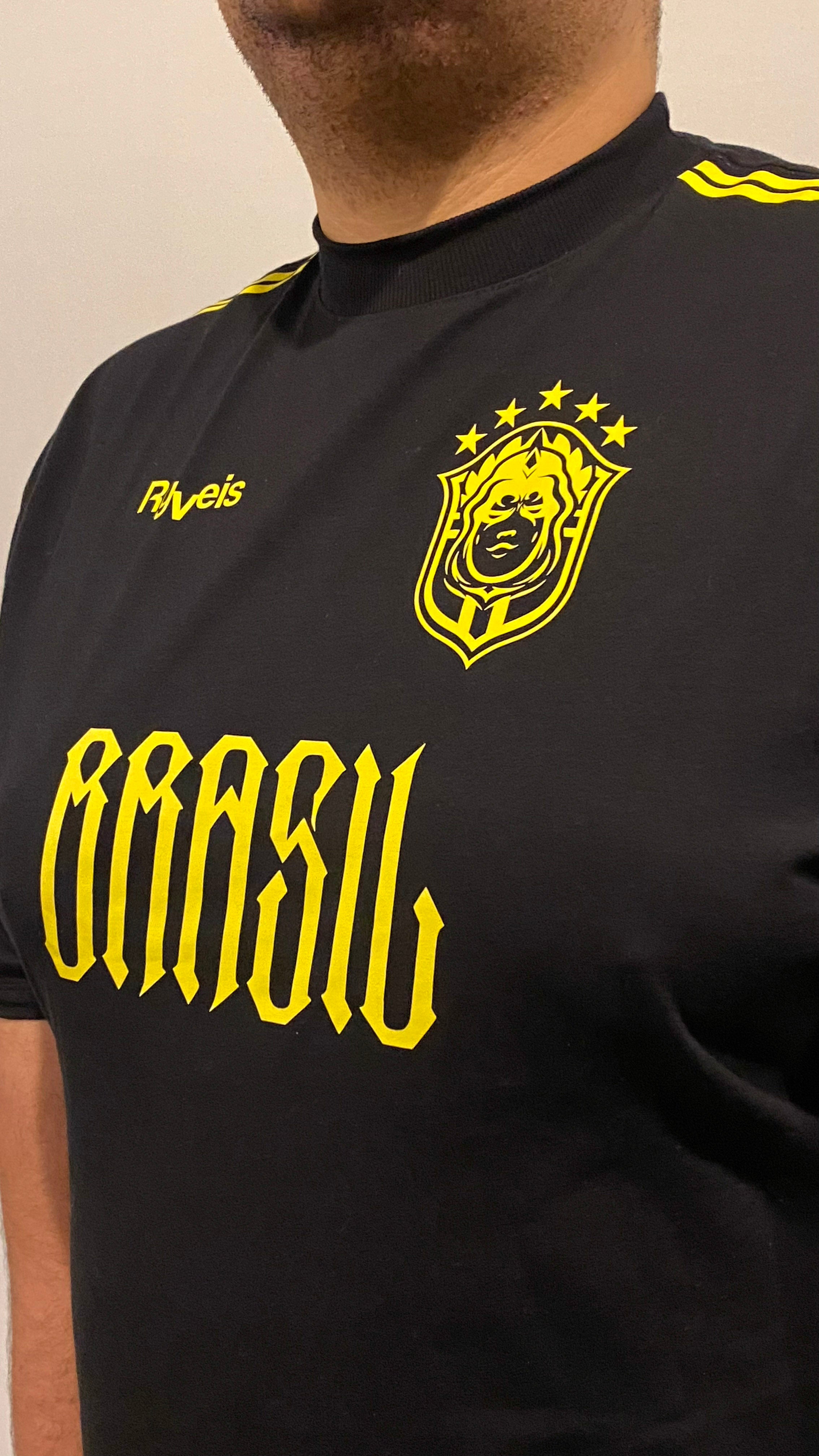 Brasil Ryveis Oversized Preta e Amerela