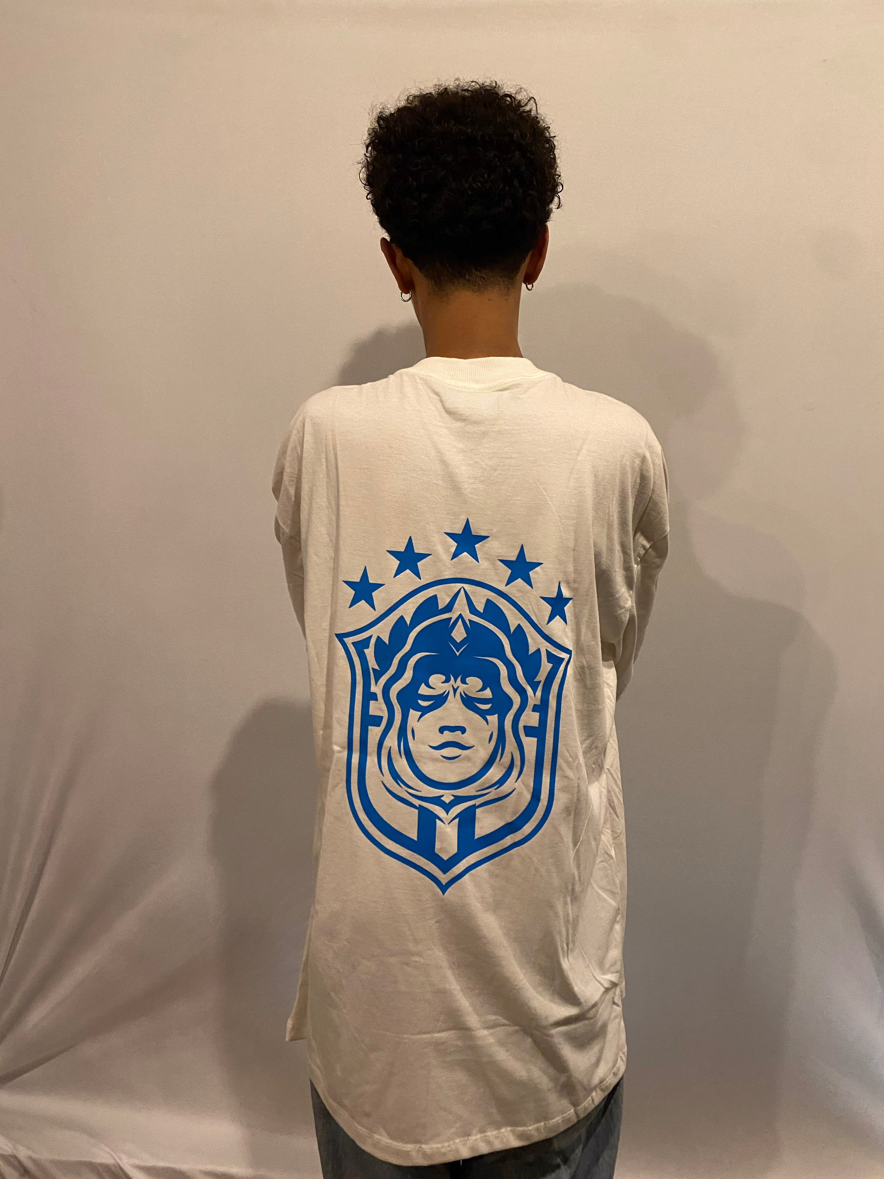 Brasil Ryveis Oversized Off-white e Azul