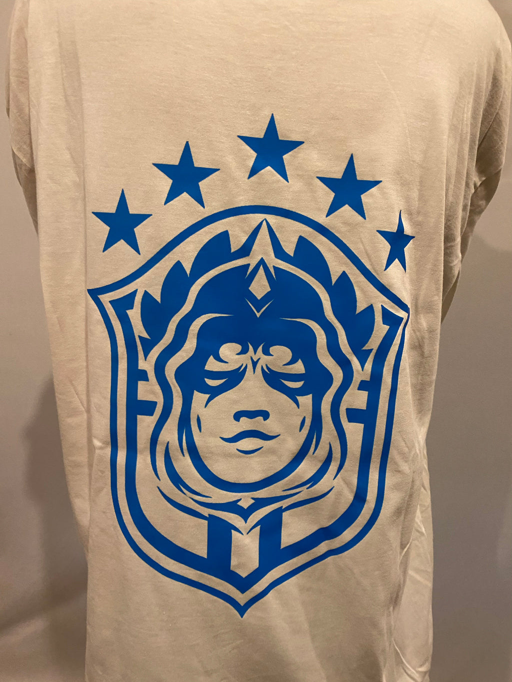 Brasil Ryveis Oversized Off-white e Azul