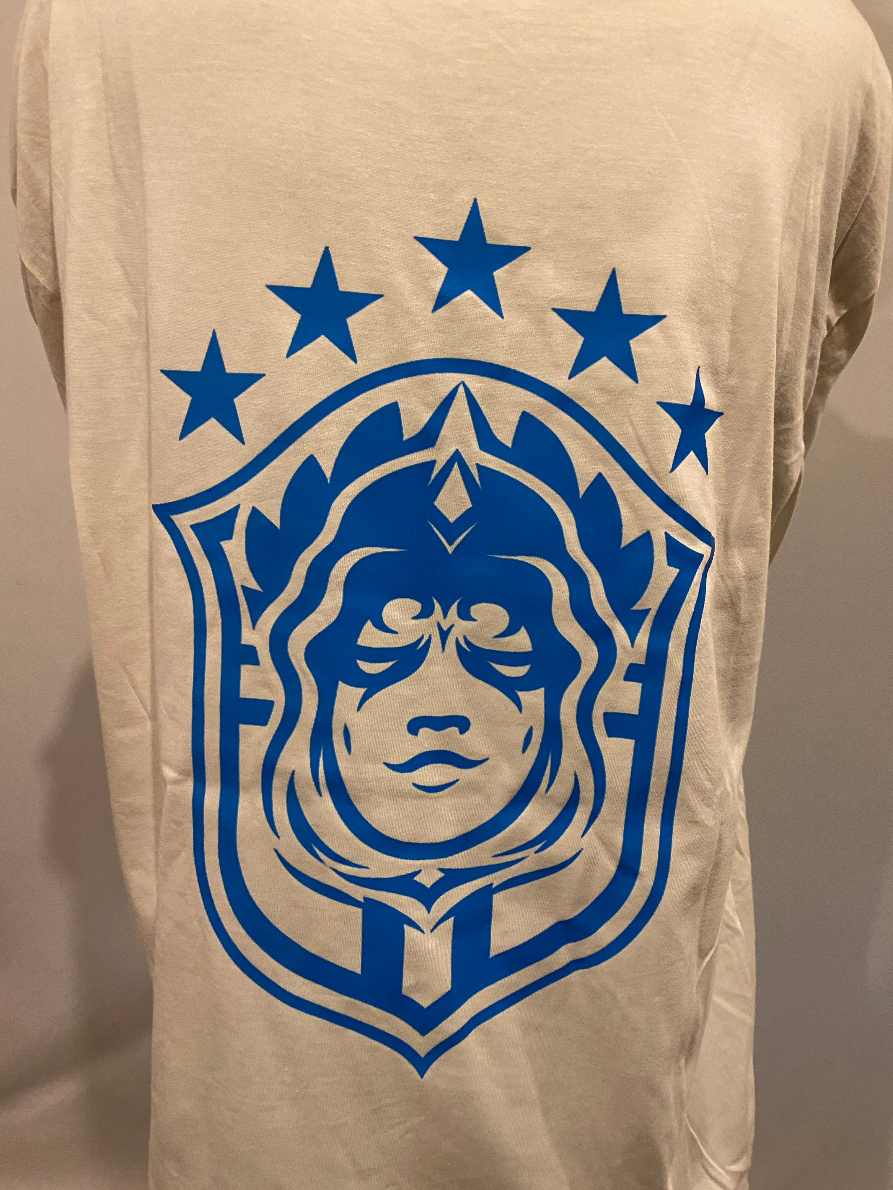 Brasil Ryveis Oversized Off-white e Azul