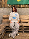 Brasil Ryveis Oversized Off-white e Azul