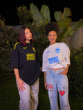 Brasil Ryveis Oversized Preta e Amarela