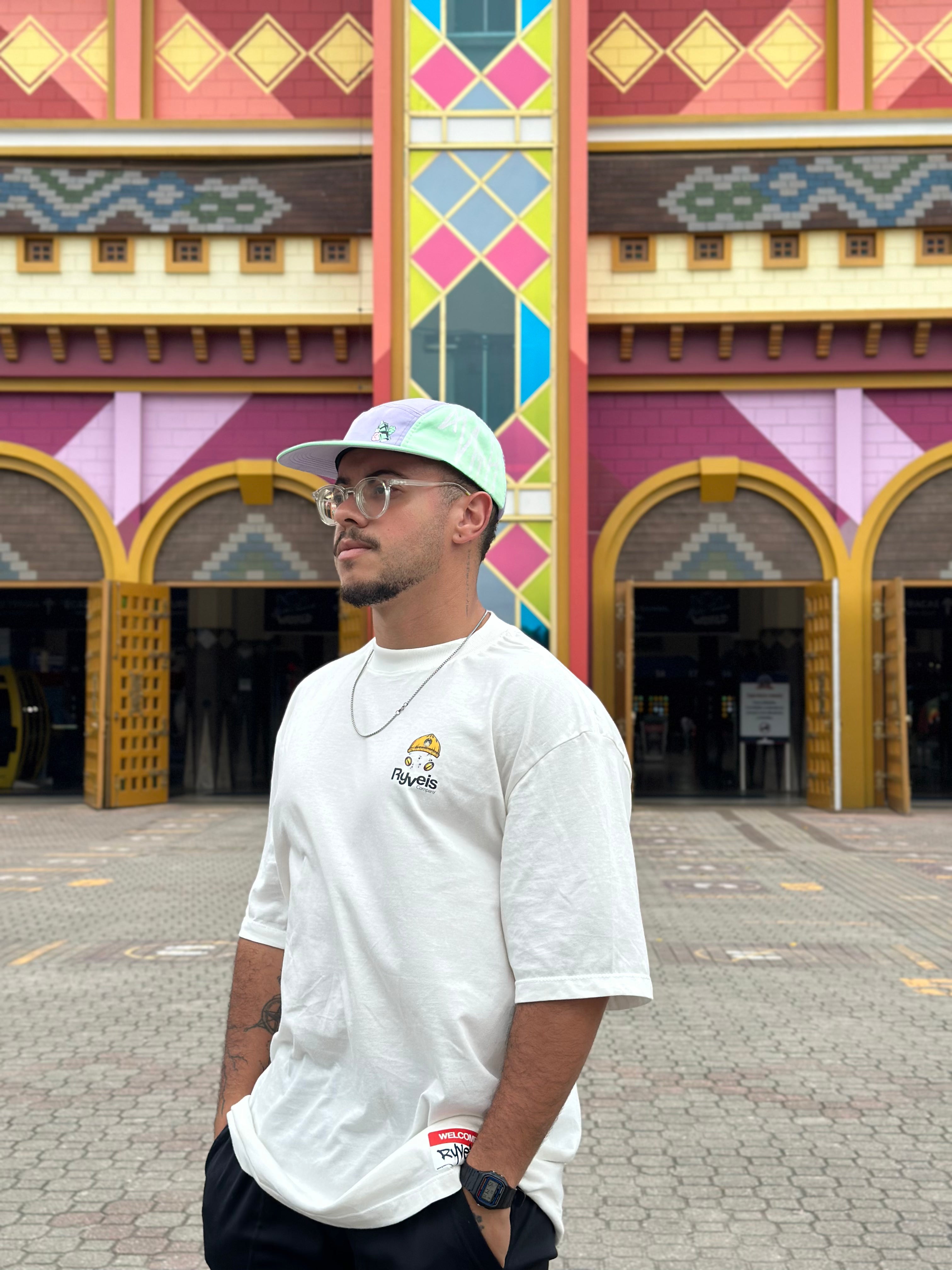 Camisa Overzised - Utopia Polvo - Off-white