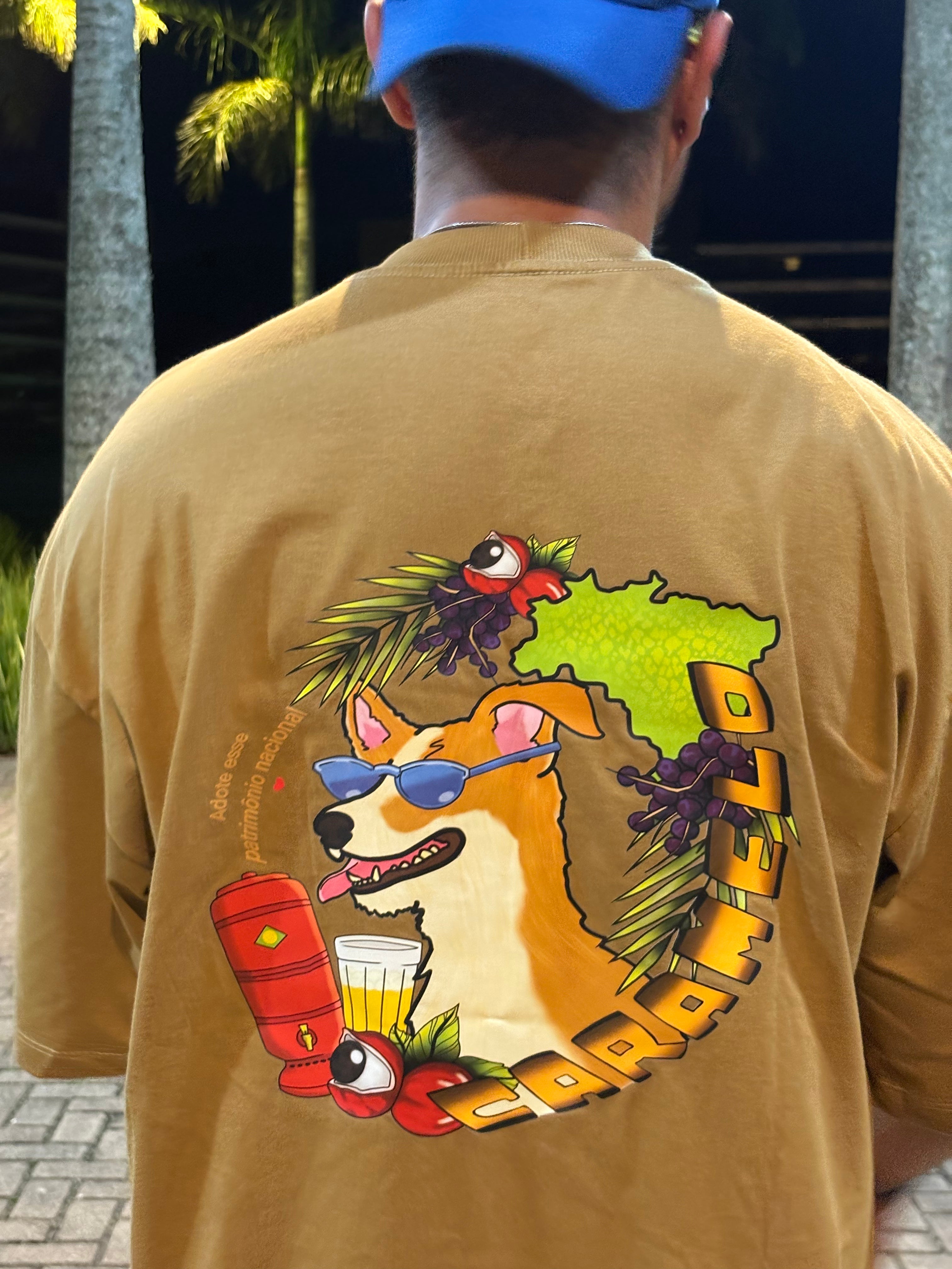 Camisa Overzised - Caramelo Mostarda