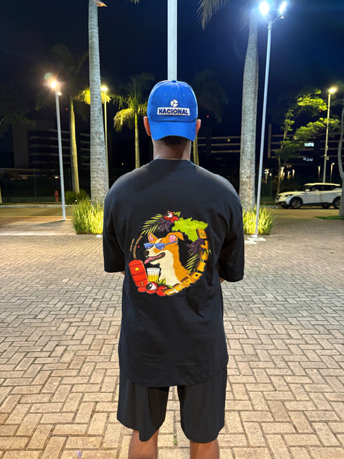 Camisa Overzised - Caramelo Preto.