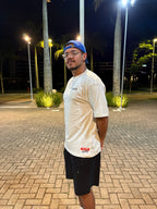 Camisa Overzised - Caramelo Off-White