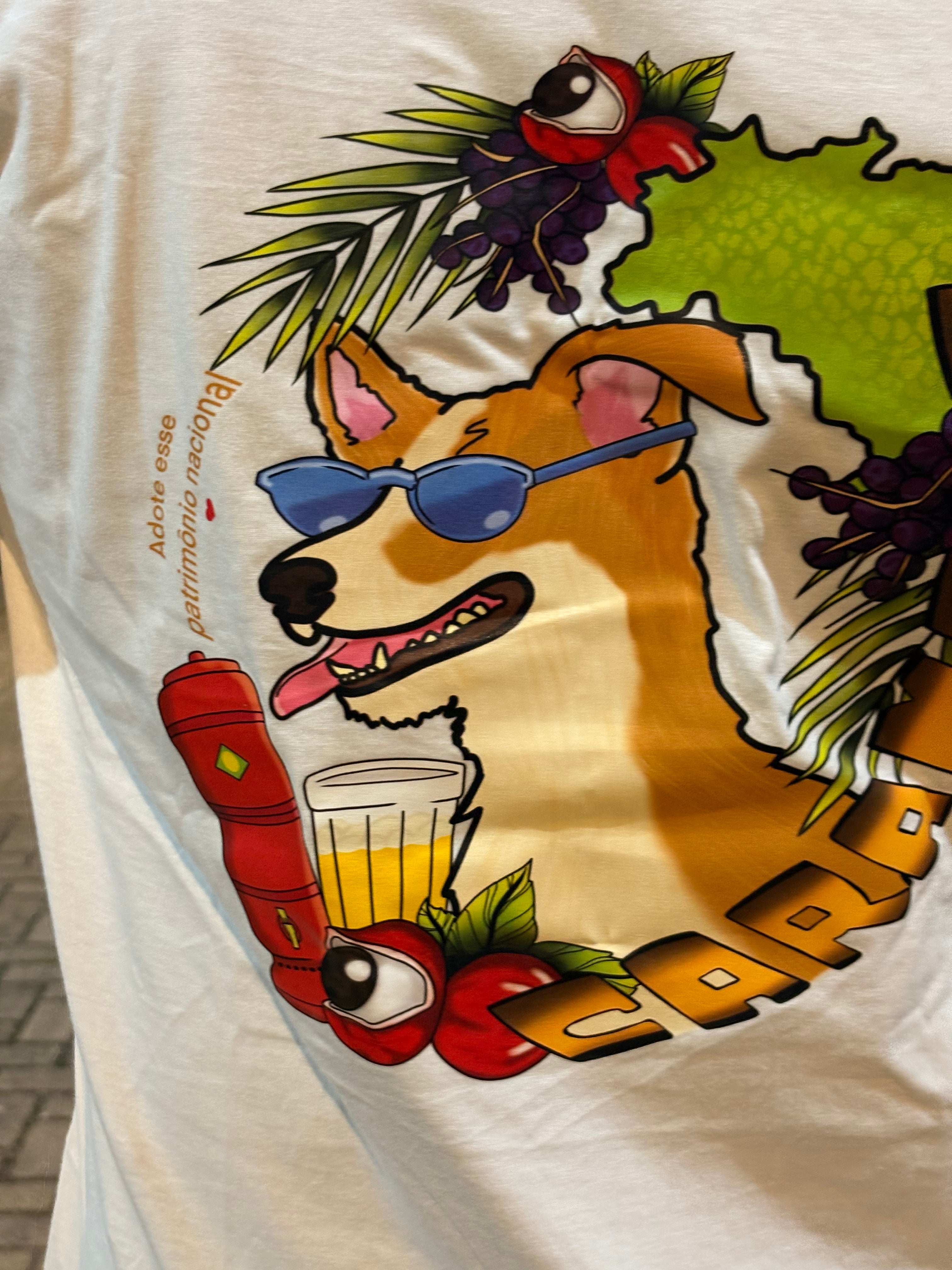 Camisa Overzised - Caramelo Off-White